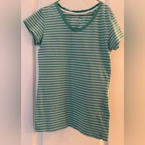 Striped Green Teen T-Shirt XL (16)